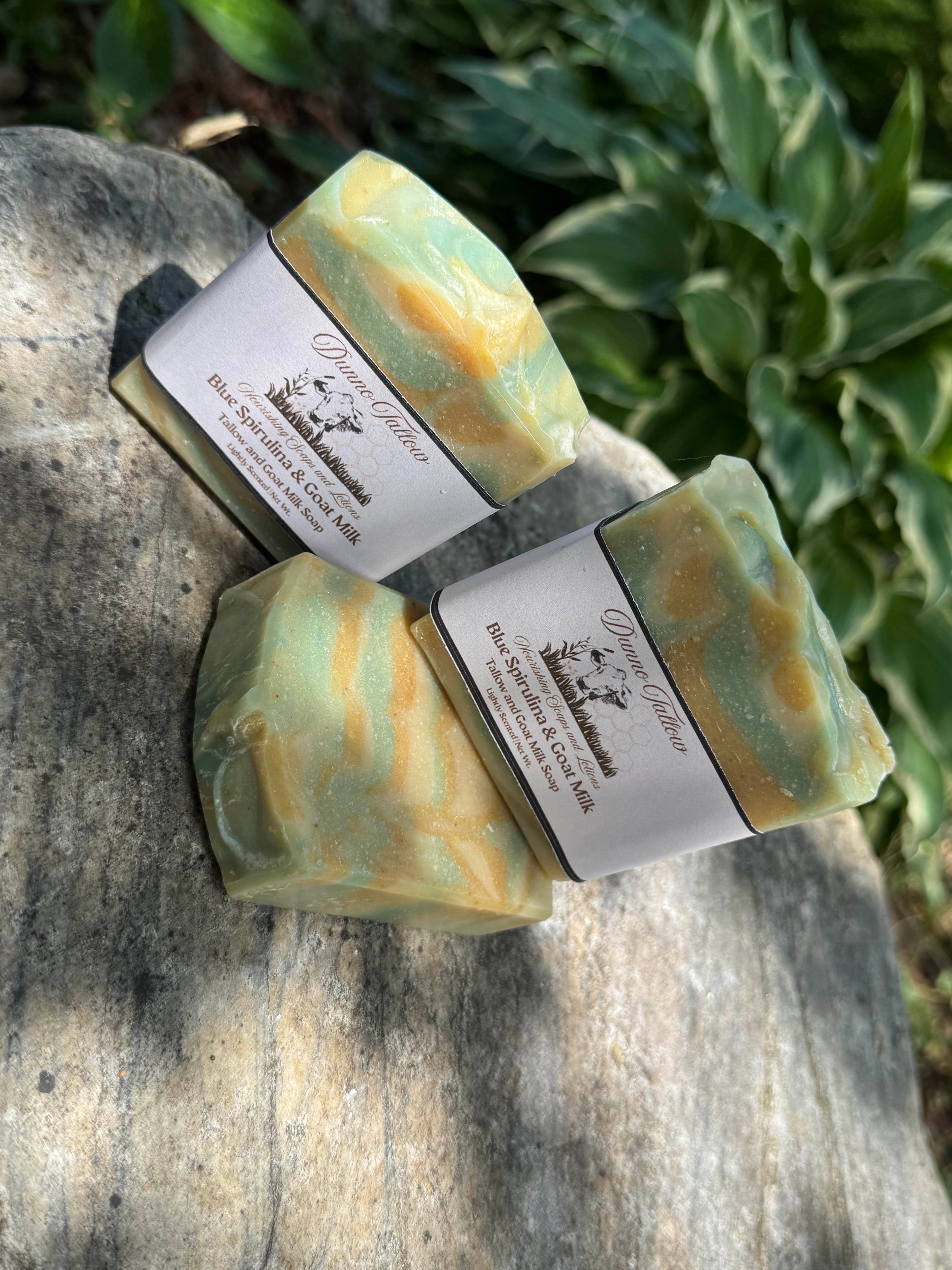 Blue Spirulina & Goat Millk