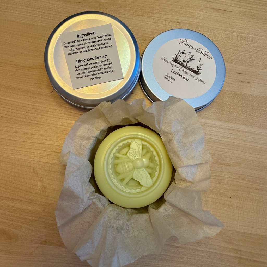 Dunno Tallow Lotion Bar - Cleaned Up